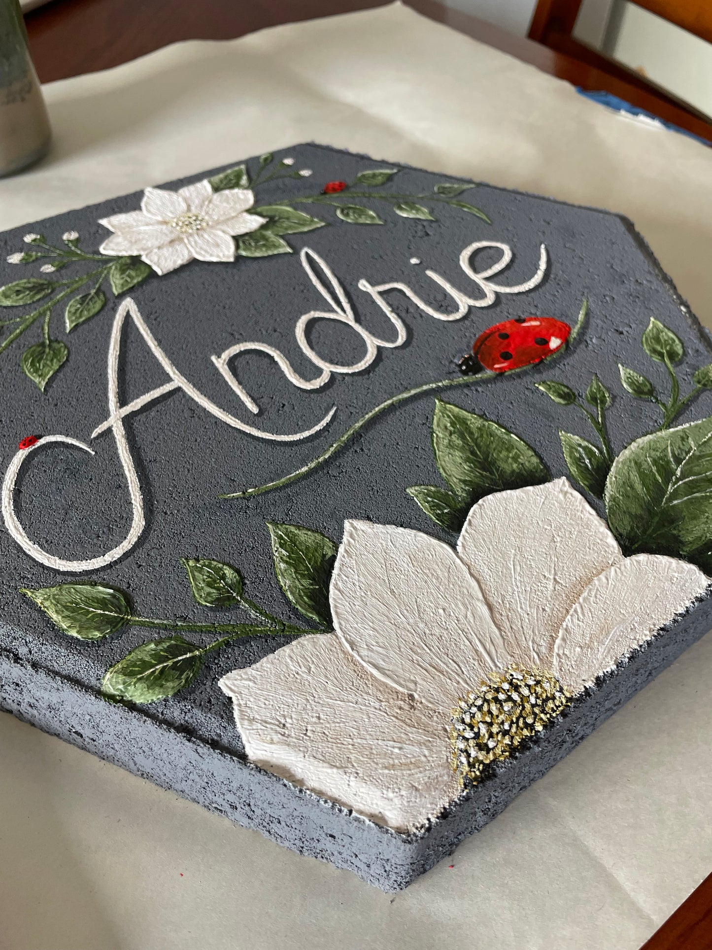 Floral Name Stone