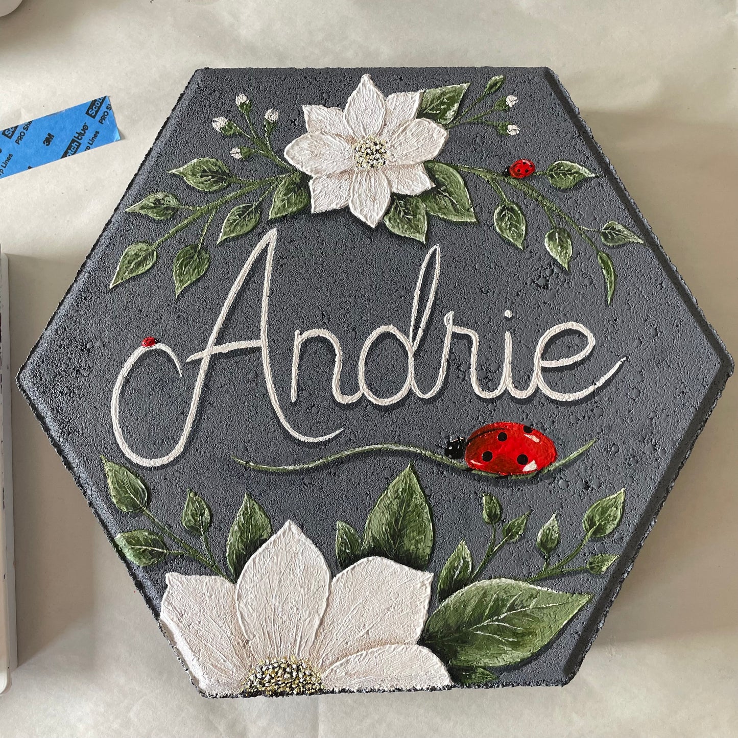 Floral Name Stone